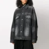 Veste décontractée à manches longues unie avec logo SS21, noire 620746TIW435720