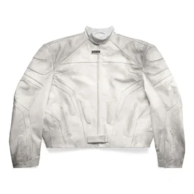 Veste de motard oversize « White » 744983TOS149012