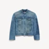 Veste de moto en denim « squeeze » pour homme, bleu foncé Veste de moto en denim « squeeze » pour homme, bleu foncé