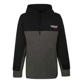 Veste de sport à capuche Cola Label Splicing « Black » 621069T31754088