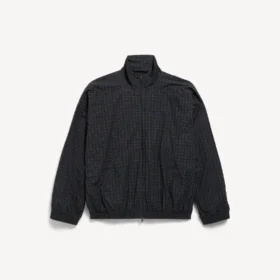 Veste de survêtement ajustée pour homme, bleu marine/vert foncé