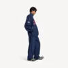 Veste de survêtement de football 3B pour homme, couleur bleu marine foncé Veste de survêtement de football 3B pour homme, couleur bleu marine foncé