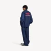 Veste de survêtement de football 3B pour homme, couleur bleu marine foncé Veste de survêtement de football 3B pour homme, couleur bleu marine foncé