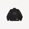 Veste de survêtement de football 3b pour homme, noire Veste de survêtement de football 3b pour homme, noire