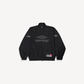 Veste de survêtement de football 3b pour homme, noire