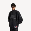 Veste de survêtement de football 3b pour homme, noire Veste de survêtement de football 3b pour homme, noire