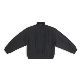 Veste de survêtement oversize Sporty B en nylon « Black » 706440TKO481000