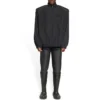Veste de survêtement oversize Sporty B en nylon « Black » 706440TKO481000