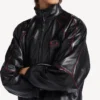 Veste de survêtement pour homme, noir/bordeaux Veste de survêtement pour homme, noir/bordeaux