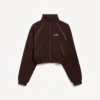 Veste de survêtement techwear pour femme, couleur moka