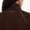 Veste de survêtement techwear pour femme, couleur moka