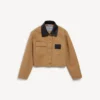 Veste de travail courte pour femme, couleur beige Veste de travail courte pour femme, couleur beige