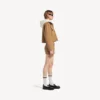 Mini-jupe en coton pour femme, couleur beige Mini-jupe en coton pour femme, couleur beige