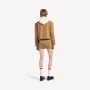Mini-jupe en coton pour femme, couleur beige Mini-jupe en coton pour femme, couleur beige