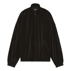Veste en chenille « Black » 659098TKQ121000
