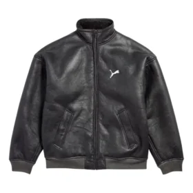 Veste en cuir Balenciaga x Puma « Anthracite » 850021TTS071140