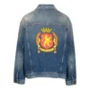 Veste en Denim avec écusson dans le dos « Blue » 697781TBP484455