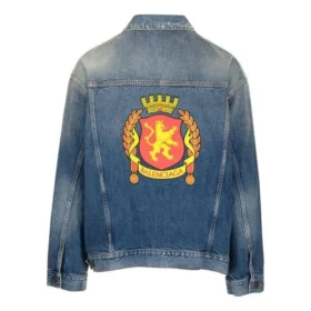Veste en Denim avec écusson dans le dos « Blue » 697781TBP484455