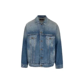 Veste en Denim avec écusson dans le dos « Blue » 697781TBP484455