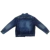 Veste en Denim avec logo dans le dos « Blue » 557351TBP484009