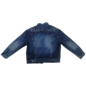 Veste en Denim avec logo dans le dos « Blue » 557351TBP484009