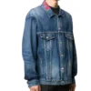 Veste en Denim avec logo sur le col « Bleu » 571324TCW032340