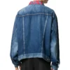 Veste en Denim avec logo sur le col « Bleu » 571324TCW032340