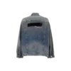 Veste en Denim boutonnée à effet délavé « Blue » 724651THW254245