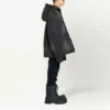 Veste en Denim à capuche boutonnée effet délavé « Black » 724653TNW541129