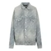 Veste en denim coupe large « Light Japanese Indigo » 719319TNW553221