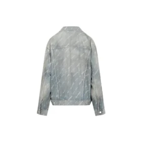Veste en denim coupe large « Light Japanese Indigo » 719319TNW553221