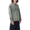 Veste en denim coupe large « Light Japanese Indigo » 719319TNW553221