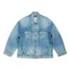 Veste en Denim déchirée « Blue » 727840TNW014268