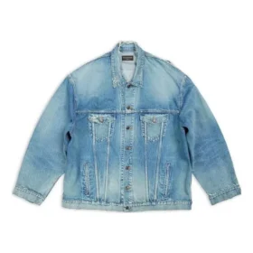 Veste en Denim déchirée « Blue » 727840TNW014268