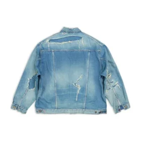 Veste en Denim déchirée « Blue » 727840TNW014268