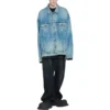 Veste en Denim déchirée « Blue » 727840TNW014268