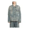 Veste en Denim Graffiti « Bleu clair » 721708TOW664036