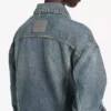 Veste en denim « Kick » pour femme, bleu vintage délavé Veste en denim « Kick » pour femme, bleu vintage délavé