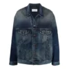 Veste en denim à logo brodé « Blue » 671889TJW754021