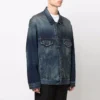 Veste en denim à logo brodé « Blue » 671889TJW754021