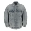 Veste en Denim à manches torsadées « Blue Skies » 706654TDW144824