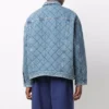 Veste en Denim matelassée oversize « Bleu » 646923TDW154762