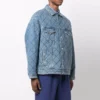 Veste en Denim matelassée oversize « Bleu » 646923TDW154762