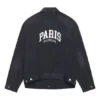 Veste en Denim oversize City Paris « Washed Black White » 690198TBP479034
