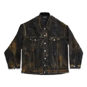 Veste en Denim oversize « Noir » 748022TBP471363