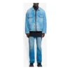 Veste en Denim pour homme Balenciaga SS21 Classic Logo, bleu clair 657608TDW154307