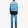 Veste en Denim pour homme Balenciaga SS21 Classic Logo, bleu clair 657608TDW154307