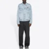 Veste en Denim unisexe FW21 avec logo, bleue 664329TBP488961