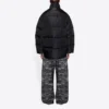Veste en forme de C « Noir » 621982TYD331000