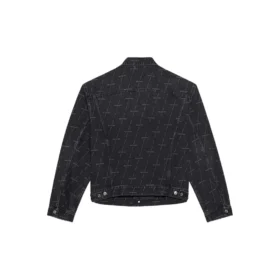 Veste en jean coupe large « Charcoal » 620731TJW411052